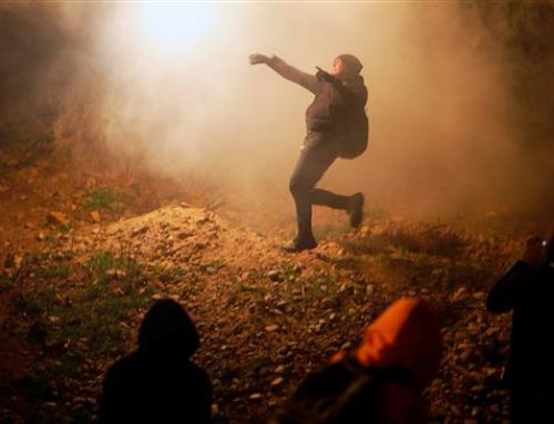 Teargas at the Tijuana Border